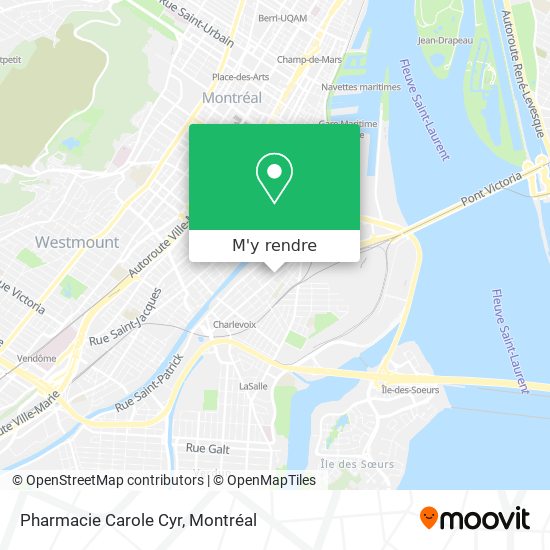 Pharmacie Carole Cyr plan