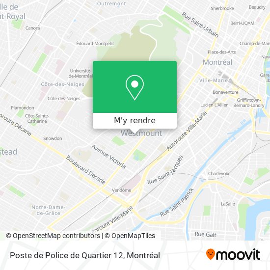 Poste de Police de Quartier 12 plan