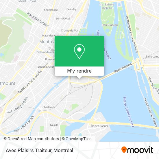 Avec Plaisirs Traiteur plan