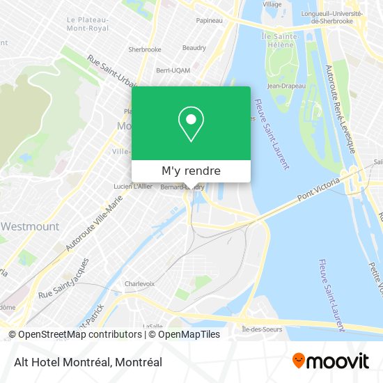 Alt Hotel Montréal plan