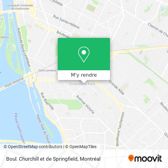 Boul. Churchill et de Springfield plan