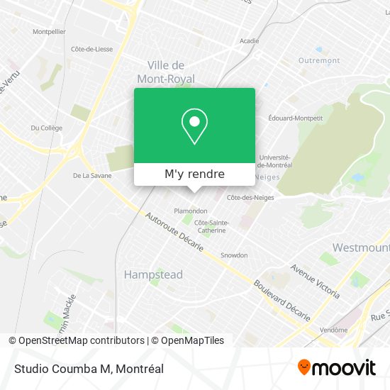 Studio Coumba M plan
