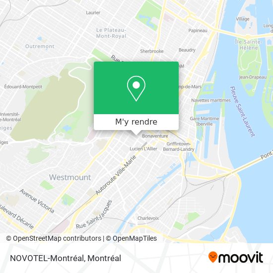 NOVOTEL-Montréal plan