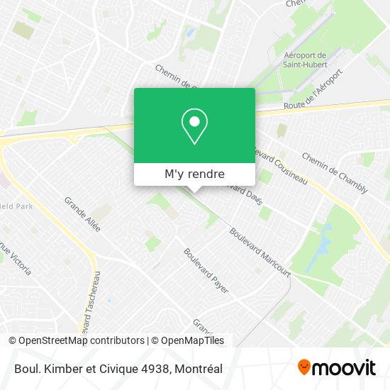 Boul. Kimber et Civique 4938 plan