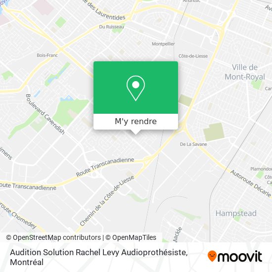 Audition Solution Rachel Levy Audioprothésiste plan