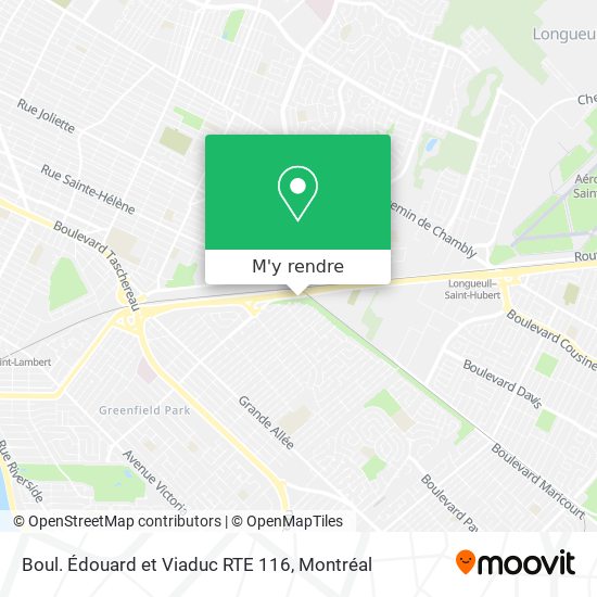 Boul. Édouard et Viaduc RTE 116 plan