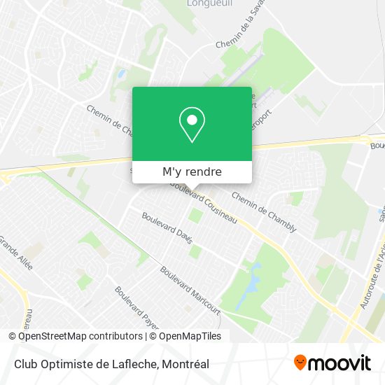 Club Optimiste de Lafleche plan
