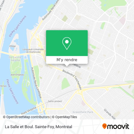 La Salle et Boul. Sainte-Foy plan