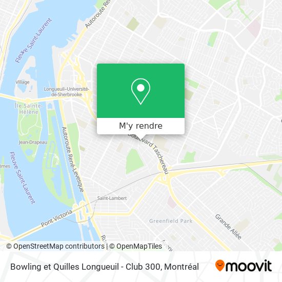Bowling et Quilles Longueuil - Club 300 plan