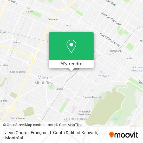 Jean Coutu - François J. Coutu & Jihad Kahwati plan