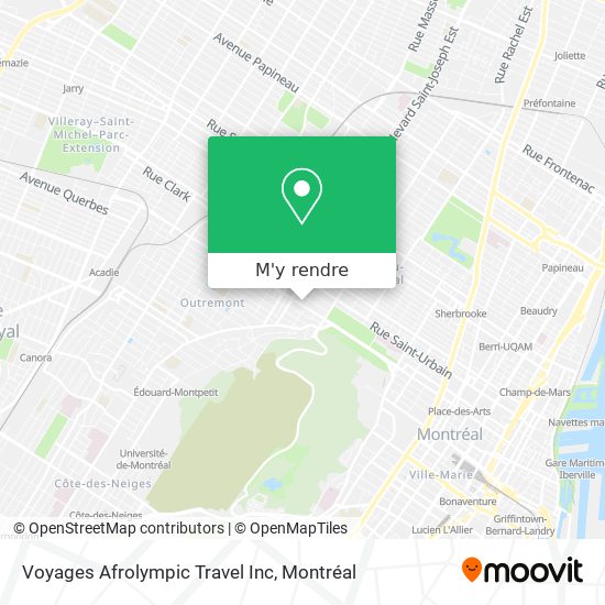 Voyages Afrolympic Travel Inc plan