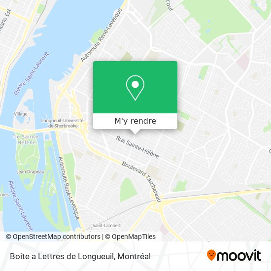 Boite a Lettres de Longueuil plan
