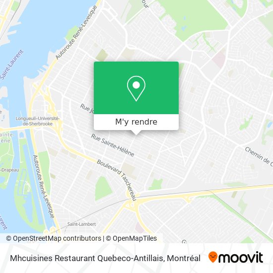 Mhcuisines Restaurant Quebeco-Antillais plan