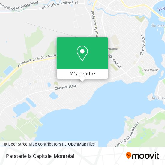 Pataterie la Capitale plan