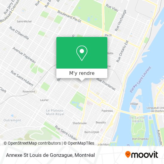 Annexe St Louis de Gonzague plan