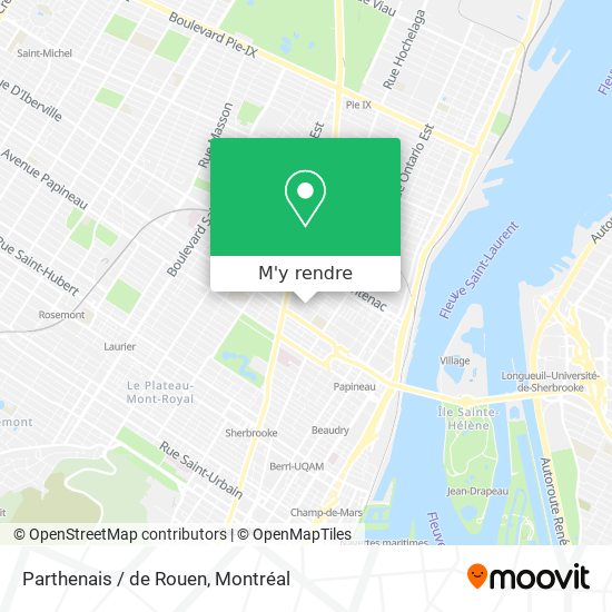 Parthenais / de Rouen plan