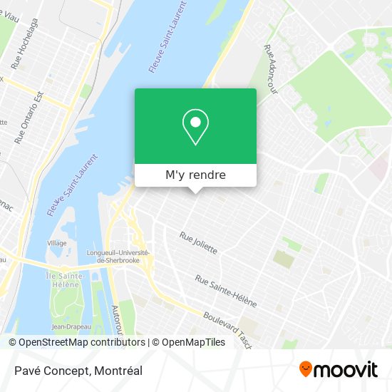 Pavé Concept plan