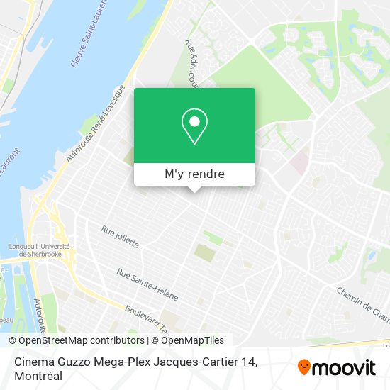 Cinema Guzzo Mega-Plex Jacques-Cartier 14 plan
