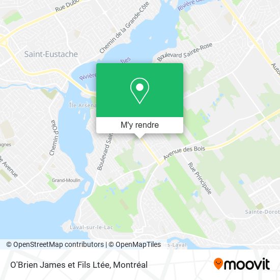 O'Brien James et Fils Ltée plan