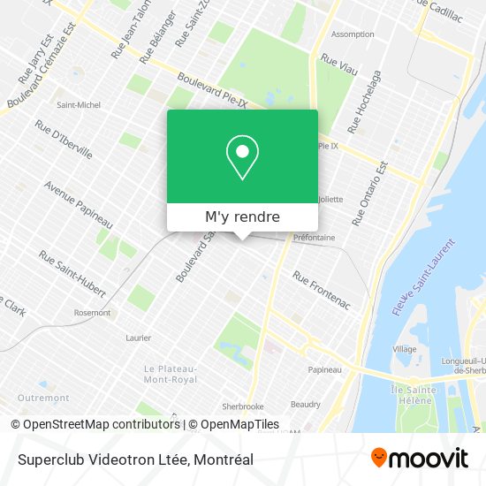 Superclub Videotron Ltée plan