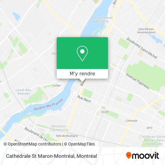 Cathédrale St Maron-Montréal plan