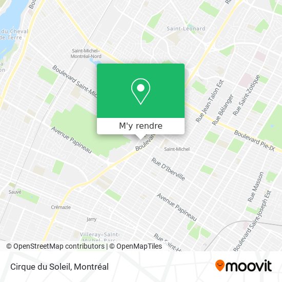 Cirque du Soleil plan