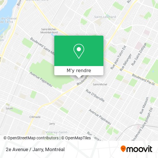 2e Avenue / Jarry plan