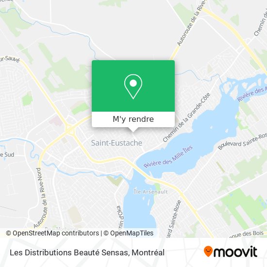 Les Distributions Beauté Sensas plan