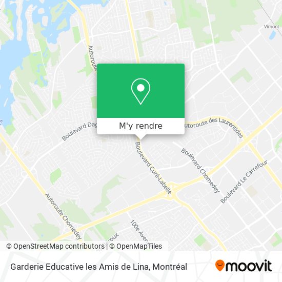 Garderie Educative les Amis de Lina plan
