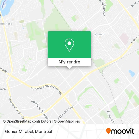 Gohier Mirabel plan