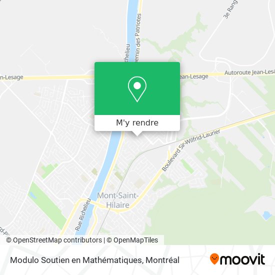 Modulo Soutien en Mathématiques plan