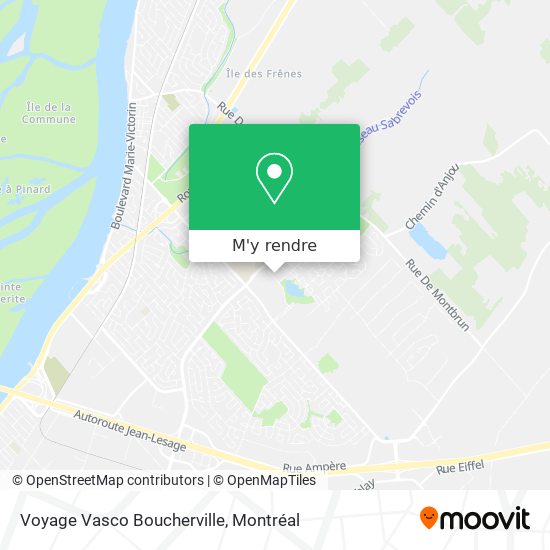 Voyage Vasco Boucherville plan