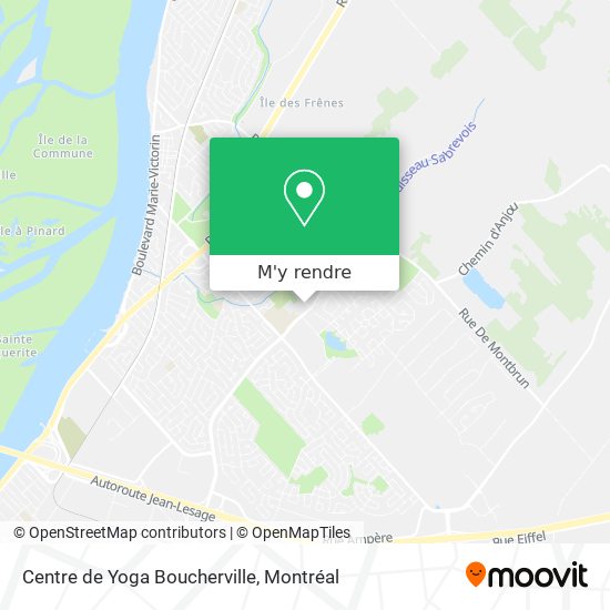 Centre de Yoga Boucherville plan