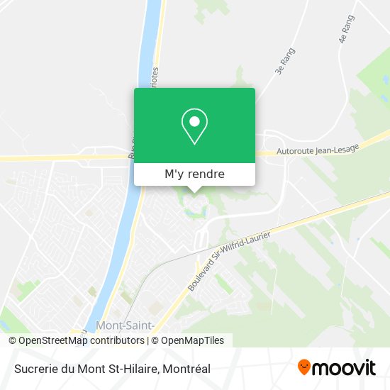 Sucrerie du Mont St-Hilaire plan