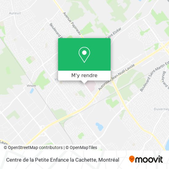 Centre de la Petite Enfance la Cachette plan