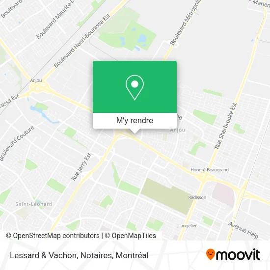 Lessard & Vachon, Notaires plan