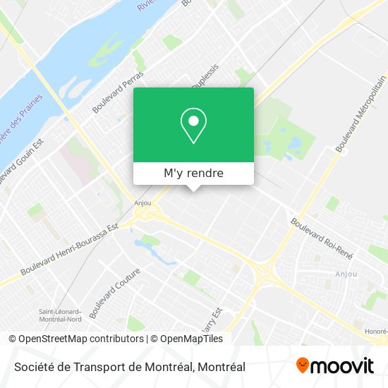 Société de Transport de Montréal plan