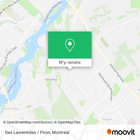 Des Laurentides / Piron plan