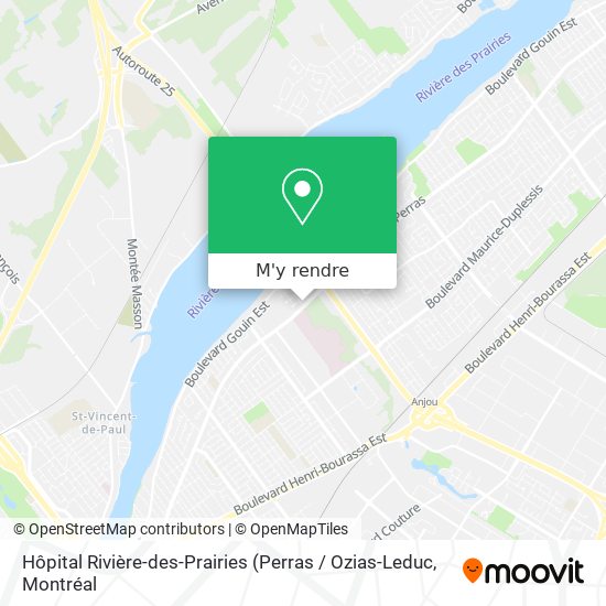 Hôpital Rivière-des-Prairies plan