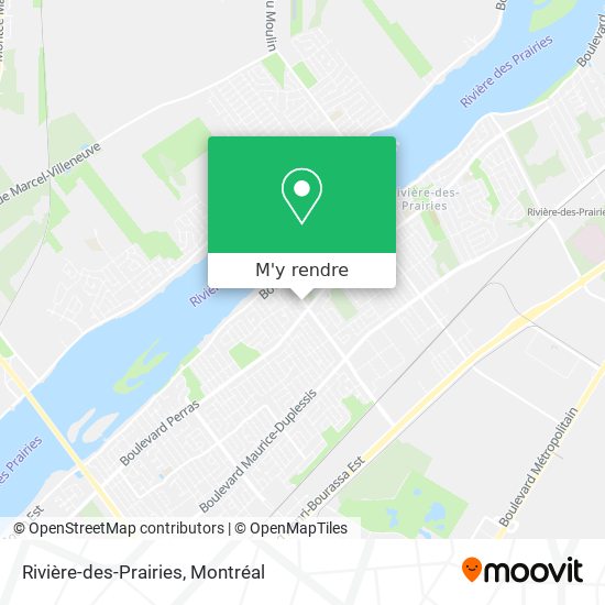 Rivière-des-Prairies plan