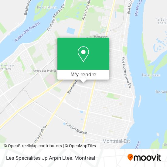 Les Specialites Jp Arpin Ltee plan