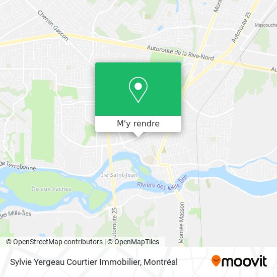 Sylvie Yergeau Courtier Immobilier plan