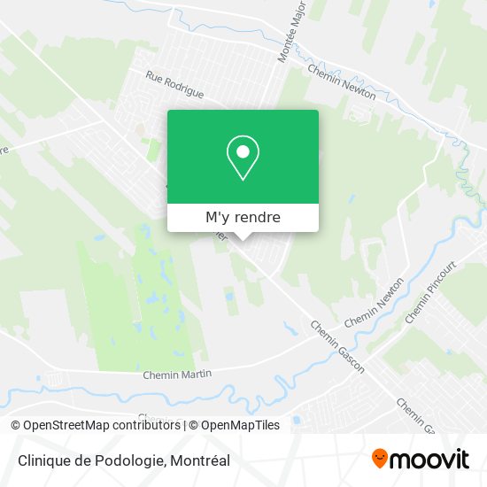 Clinique de Podologie plan