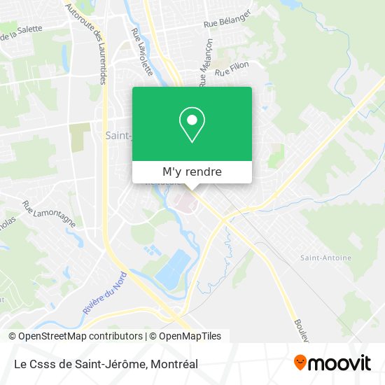 Le Csss de Saint-Jérôme plan