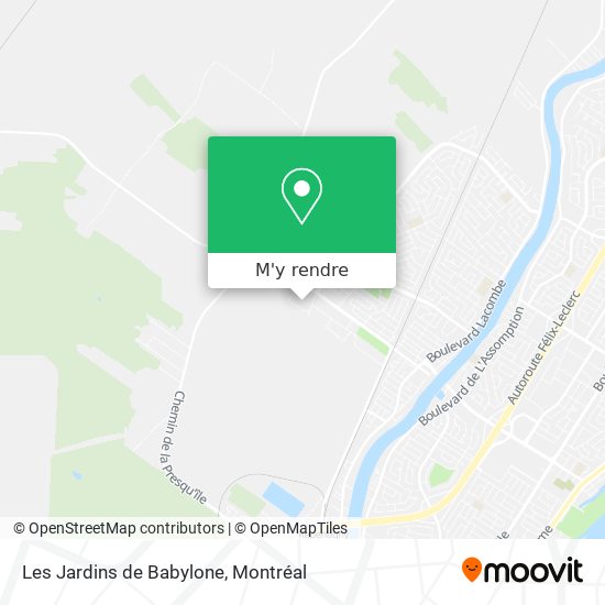 Les Jardins de Babylone plan