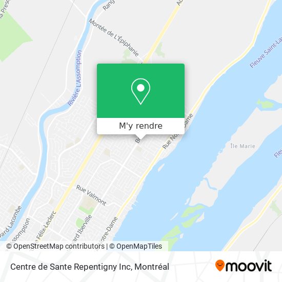 Centre de Sante Repentigny Inc plan