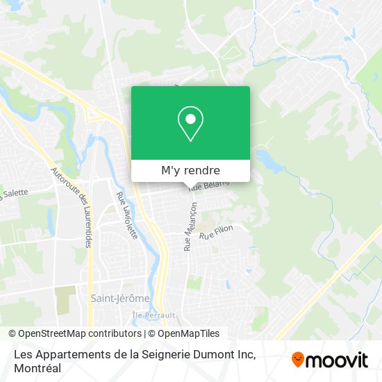 Les Appartements de la Seignerie Dumont Inc plan