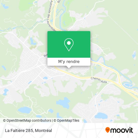 La Faîtière 285 plan