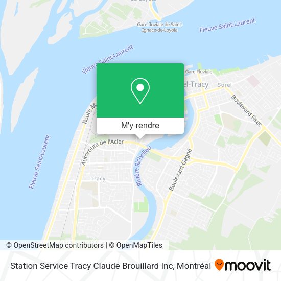 Station Service Tracy Claude Brouillard Inc plan