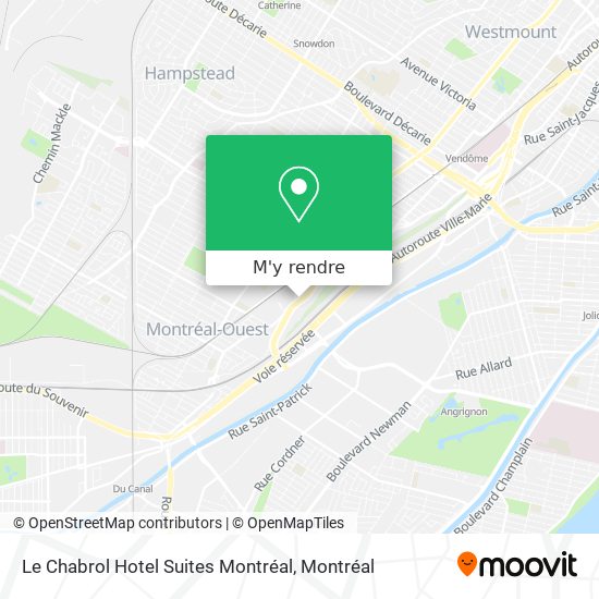 Le Chabrol Hotel Suites Montréal plan